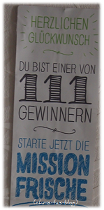 Mission Frische, ich bin dabei